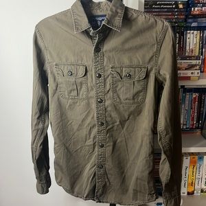 XS AEO button down shirt